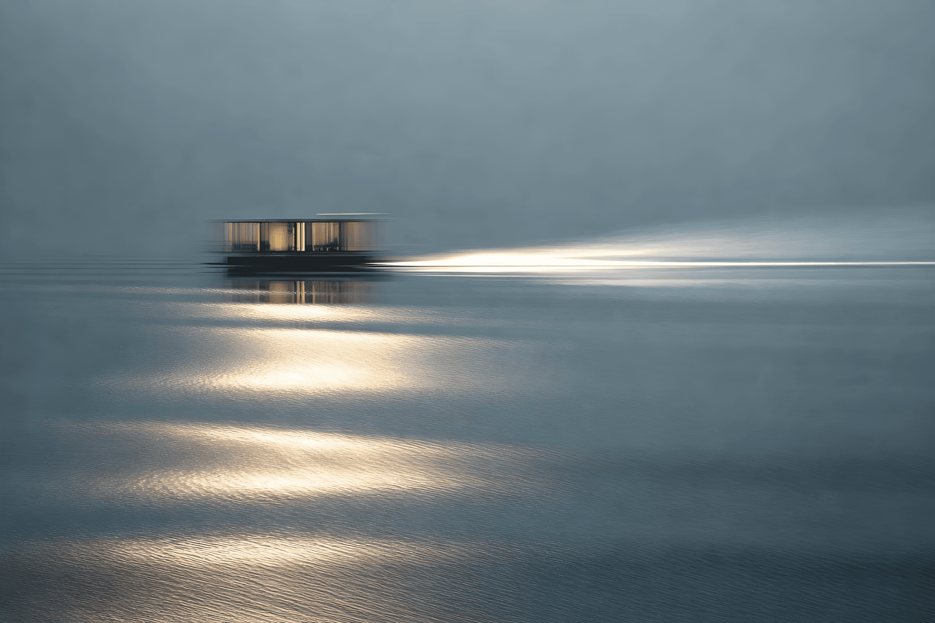 Seava houseboat on calm waters